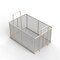 Anysizebasket Rectangular Wire Mesh Basket: 18Lx12Wx9H, 304 SS, 5/16 Rod Frame, Stacking Handles, Mesh: 8 x .047 TMT-180120090-A08S - alternate 1
